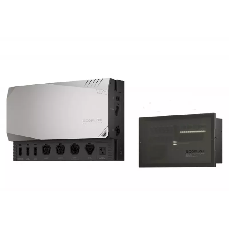 EcoFlow ZMM100-COMBO2-EU Power Prepared Kit, conjunto de cabos/adaptadores, 5 un., montagem na parede, preto/cinzento