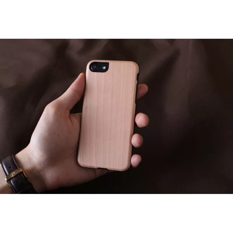Capa para telemóvel para iPhone 7/8 — man and wood ampero, preto
