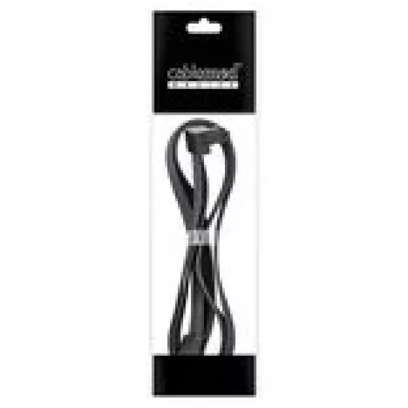 Cabo CableMod Basics Universal 12V 2x6, ficha de 90°, 16 pinos para 16 pinos - preto, 60 cm, Var. B