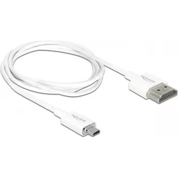 Cabo HDMI DeLOCK 85149 1 m HDMI Type-A para Type-D branco
