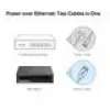 Switch de secretária Mercusys 6 portas 10/100Mbps com 4 portas PoE+