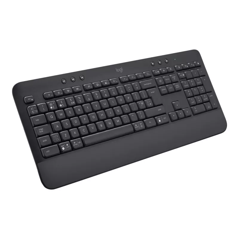 Logitech Signature - teclado - sem fios - Bluetooth 5.1 - QWERTY - italiano - grafite (920-010915)