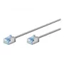 Cabo de rede CAT 6A U/FTP ultra-flexível slim cinzento - ficha extra-curta (74304)
