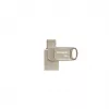 Pen drive PATRIOT PS64GT560DS5D 64 GB USB 3.2 (USB-A e USB-C), caixa rotativa em liga de zinco, prateado