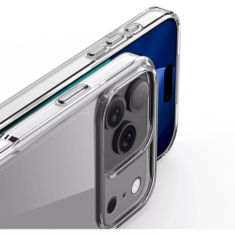 Nevox StyleShell Flex Capa para iPhone 17 Pro, transparente