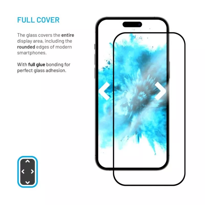 Proteção de ecrã em vidro temperado FIXED para Xiaomi 15 Full Cover 2.5D – cobertura de ecrã sem moldura