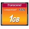Transcend - Cartão de memória flash - 1GB - 133x - Cartão CompactFlash (TS1GCF133)