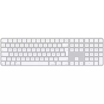 Teclado Apple Magic Universal USB + Bluetooth QWERTY Dinamarquês Branco