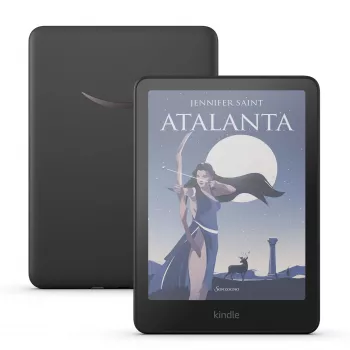 Leitor de e-books Amazon Kindle Colorsoft 7 polegadas Ecrã tátil 16 GB Wi‑Fi Preto
