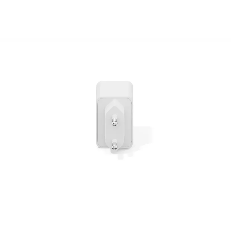 Carregador USB de parede DIGITUS 20W, 1x USB-C, 1x USB-A, entrada 100–240V, branco
