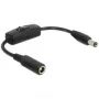 Cabo DeLOCK 0,2 m 2x DC 5,5x2,5 mm preto