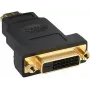 Adaptador Kindermann HDMI para DVI-D (macho para fêmea) – sinal de vídeo digital