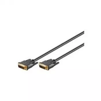 Wentronic Goobay Cabo DVI-I FullHD Dual Link, preto, 3 m - ficha DVI-I Dual-Link (24+5 pinos) > ficha DVI-I Dual-Link (24+5 pinos) (69210)
