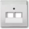 BUSCH JAEGER 1710-0-3764 - aço inoxidável - aço inoxidável - convencional - todas as marcas - 63 mm - 63 mm