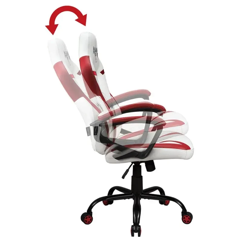 Cadeira de escritório Subsonic SA5573-AC1 assento acolchoado encosto acolchoado branco