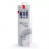 Cabo USB 2.0 Gembird CC-USB2-AM31-1M — conector USB A, 1 m, preto