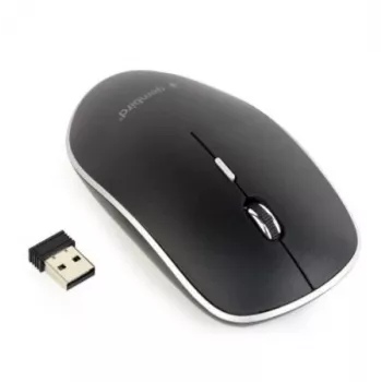 Rato USB OPTICAL WRL preto/SILENT MUSW-4BS-01 GEMBIRD