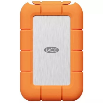 SSD externo LaCie STND4000400 4 TB USB4 Gen 3x2 Thunderbolt USB Type-C, Laranja/Aço inoxidável