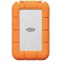 SSD externo LaCie STND4000400 4 TB USB4 Gen 3x2 Thunderbolt USB Type-C, Laranja/Aço inoxidável