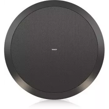 Tannoy CVS 801-BK altifalante de teto coaxial de 8 polegadas para aplicações de instalação (preto)