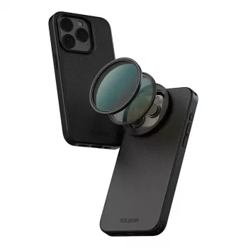 Filtro CPL Telesin P10-FLT-02 58 mm para iPhone 15 Pro/Pro Max