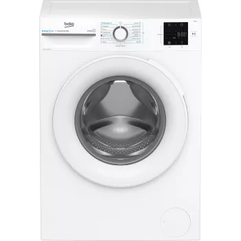 Máquina de lavar roupa BEKO BM3WFSU37013WW, 7 kg, classe energética A, 49,6 cm, 1000 rpm, motor inverter, Steam Cure
