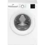 Máquina de lavar roupa BEKO BM3WFSU37013WW, 7 kg, classe energética A, 49,6 cm, 1000 rpm, motor inverter, Steam Cure