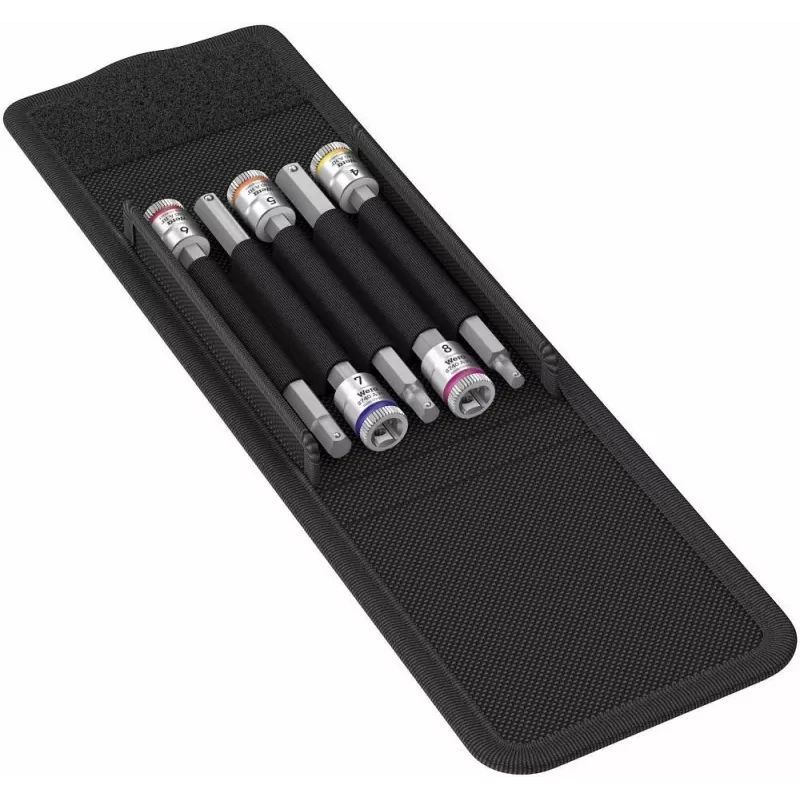 Conjunto de chaves de caixa ZYLKOP 1/4'' 8740 A HF 1, 5 peças