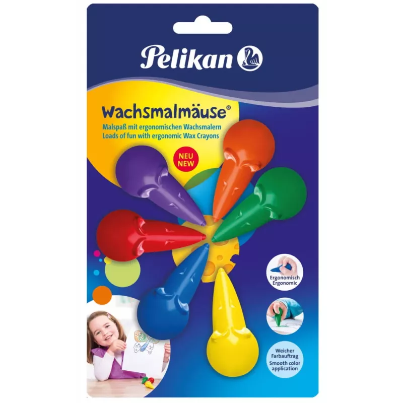 Lápis de cera Pelikan 803328 6 unidades