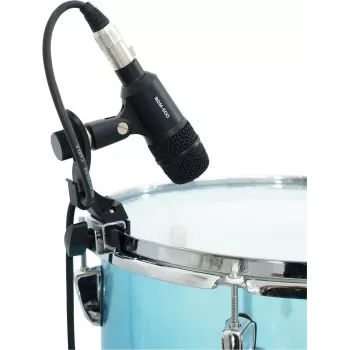 Suporte de microfone Omnitronic MDP-1 para bateria, altura ajustável, durável