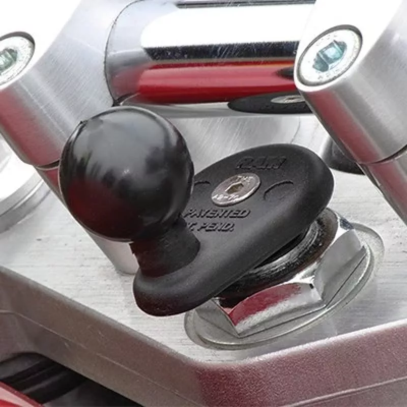 Base esférica para coluna de direção de motociclo RAM Mounts