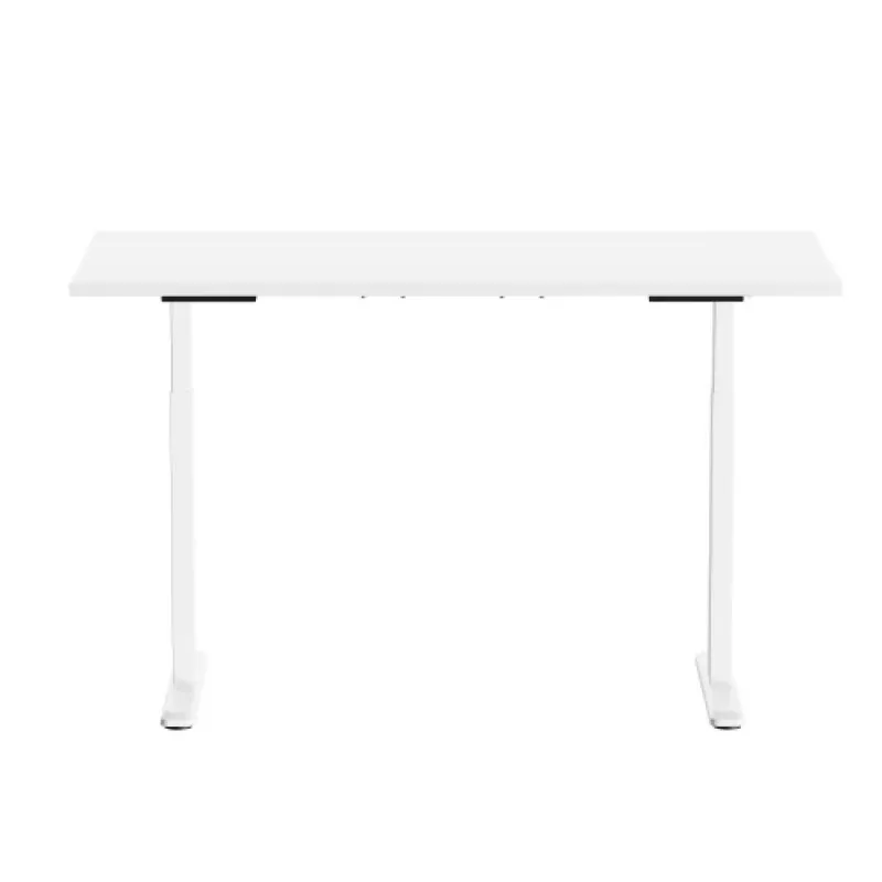 Mesa de altura ajustável Up Up Bjorn branca, tampo L branco