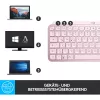 Teclado Logitech MX Keys Mini Minimalist Wireless Illuminated - ROSE - CENTRAL (DE)