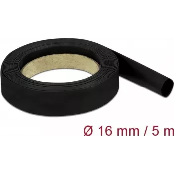 Termorretrátil DeLOCK 18940 preto 5 m 1,6 cm