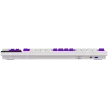 LORGAR KBP70TKLW, Teclado de gaming mecânico TKL sem fios Pro, branco, layout EN