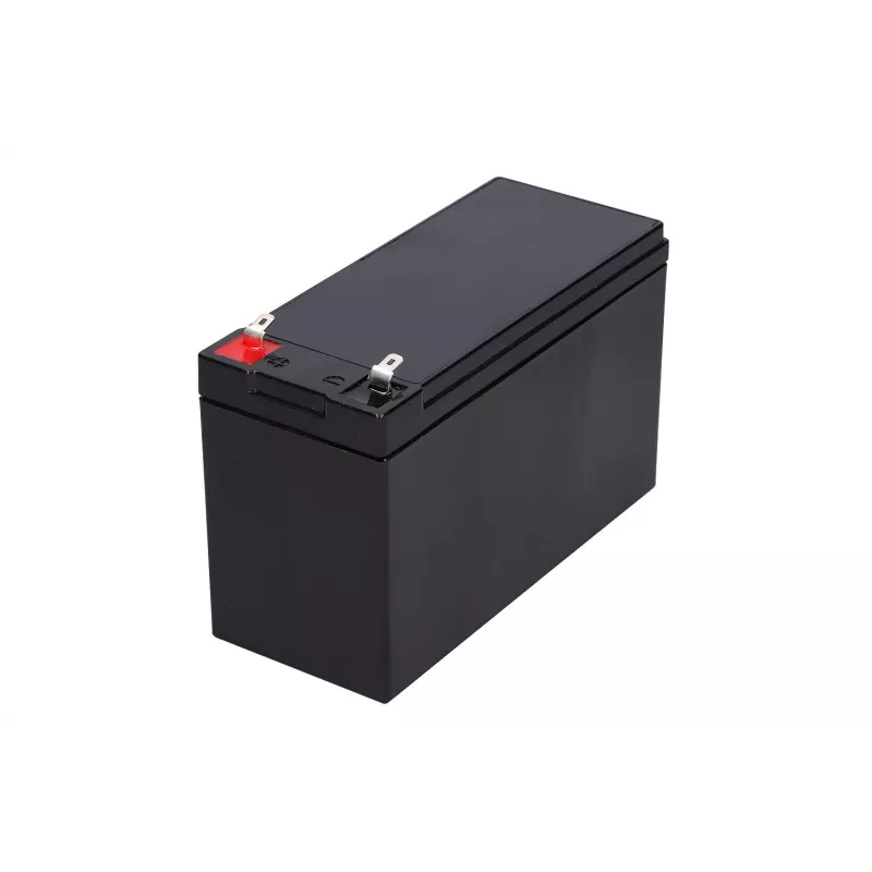 Bateria de UPS Extralink AGM 12V 7,2Ah (7Ah) chumbo-ácido selada VRLA, sem manutenção, preto