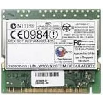 Adaptador de rede sem fios HP W500 Mini PCI 802.11b/g, placa Mini PCI