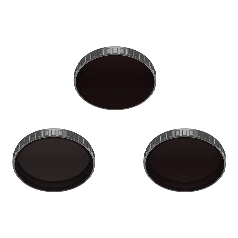 Filtros para câmara DJI Osmo Action conjunto de filtros ND preto ND8 ND16 ND32