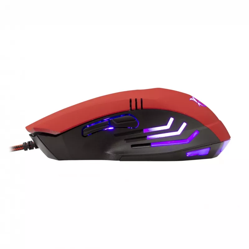Rato White Shark GM-5006 HANNIBAL-2 vermelho 3200 DPI