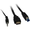 KVM-Switch Inter-Tech IPC AS-41HUS 4 portas USB