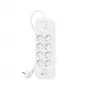 SurgePlus 8x tomada Schuko 1xUSB-A 1xUSB-C 900J 2 m