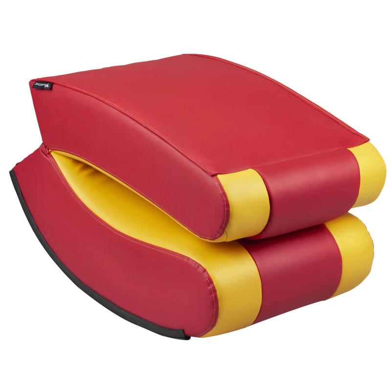 Cadeira de gaming para consola Subsonic SA5610-H1 assento acolchoado vermelho amarelo