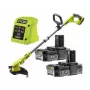 Aparador de relva a bateria RYOBI com fio 18V RLT183222S