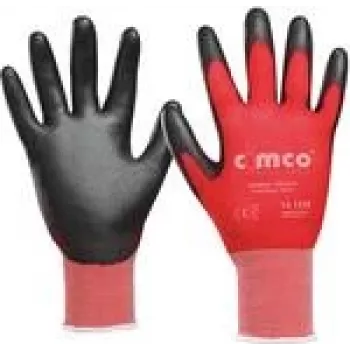 Luvas de trabalho Cimco 141237 preto vermelho L