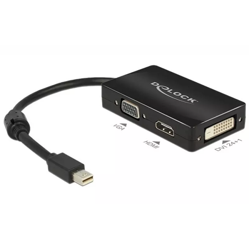 Cabo DeLOCK 0,16 m Mini DisplayPort/VGA + HDMI + DVI