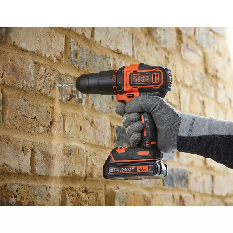 Berbequim de percussão sem fio BLACK+DECKER BCKSB04