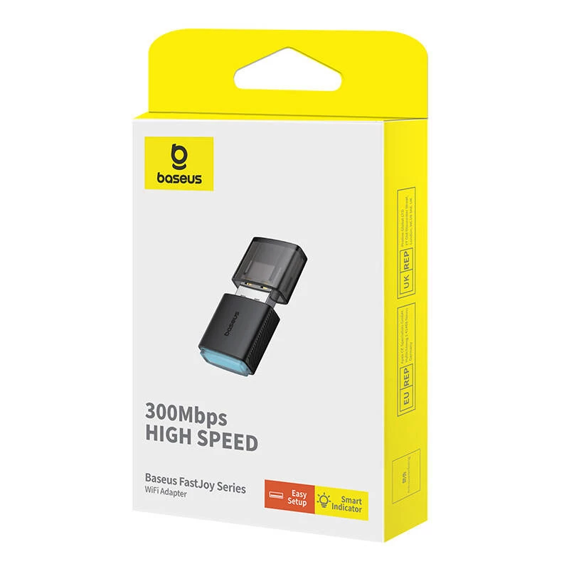 Adaptador WiFi Baseus FastJoy 300Mbps (preto)