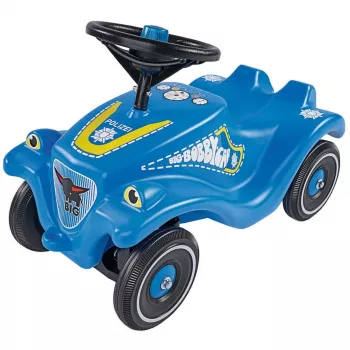 Carro de passeio Simba-Dickie BIG Bobby-Car Classic Police, propulsão por empurrão, plástico, 4 rodas, a partir de 1 ano