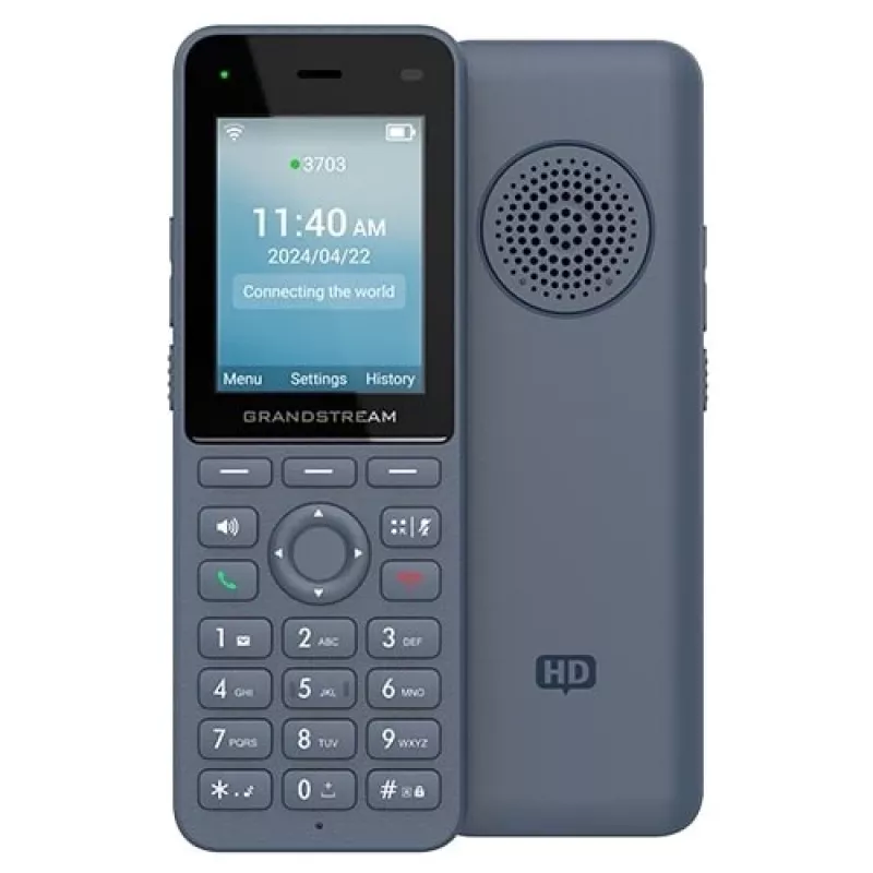 Telefone IP Grandstream Networks WP8256 Grafite 3 linhas LCD Wi-Fi