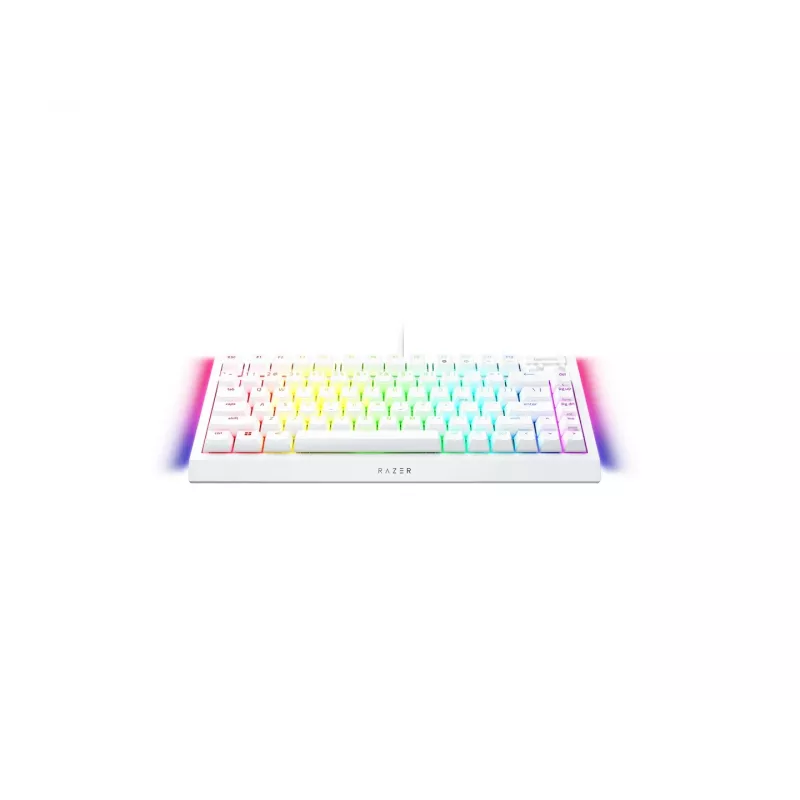 Teclado gaming mecânico Razer BlackWidow V4 75% USB QWERTY US-Inglês branco